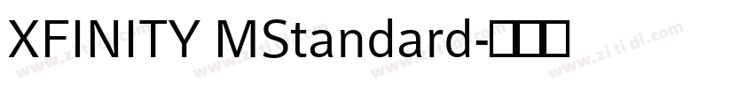 XFINITY MStandard字体转换